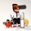 Denji with Pochita Chainsaw Man minifigure horror cartoon anime building halloween toy figure