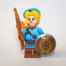Zelda blue shirt Link Nintendo Game Custom minifigure movie building toy figure
