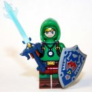 Link hooded Zelda Nintendo Game Custom minifigure movie building toy figure