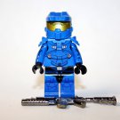 Halo Spartan Blue video Game minifigure movie building toy figure