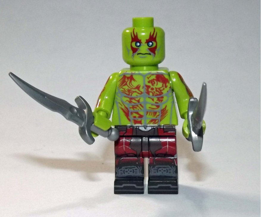 Drax comic version Guardian's of the Galaxy Custom minifigure movie building toy figure
