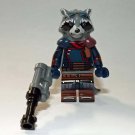 Rocket Raccoon main Guardian's of the Galaxy Custom minifigure movie building toy figure
