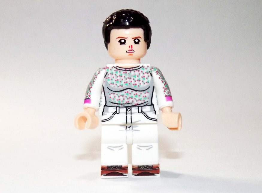 Eleven S4 V2 minifigure Stranger Things tv show horror movie building toy figure