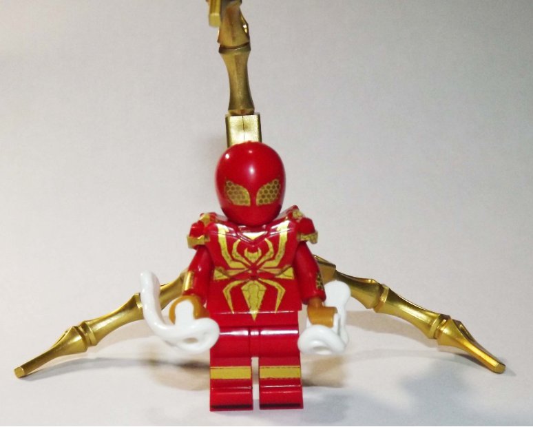 Spider-man Iron Armor Marvel Custom minifigure movie building toy figure
