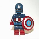 Captain America blue belt version Marvel minifigure movie building toy figure!