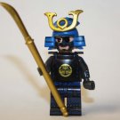 Samurai blue Custom minifigure movie army soldier building toy figure tv show toy