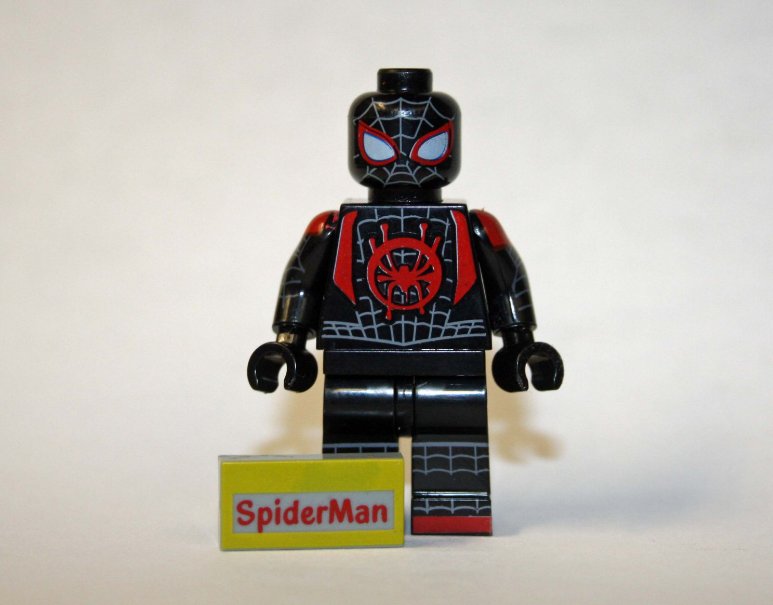 Miles Morales Spider-Man Into the Spider-verse minifigure movie building toy figure