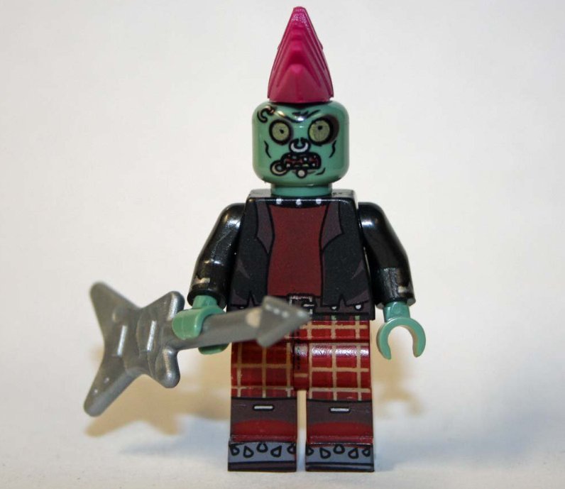 Zombie Punk Custom minifigure horror movie building halloween toy figure