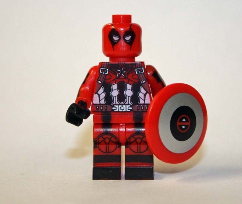 Deadpool Captain America Marvel Custom minifigure movie building toy figure