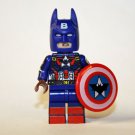Batman X Captain America Marvel DC minifigure comic movie building toy figure