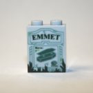 Tombstone grave RIP Emmet for minifigure movie building toy figure