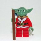 Yoda Santa Christmas Star Wars Custom minifigure building movie toy figure!!!
