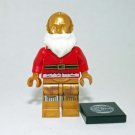 C3PO Droid Santa Christmas Star Wars Custom minifigure building movie toy figure!!!