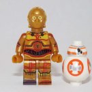 C3PO Last Jedi Star Wars Custom minifigure building movie toy figure!!!