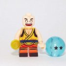 Krillin short Dragon ball Z Super Custom minifigure movie building toy figure