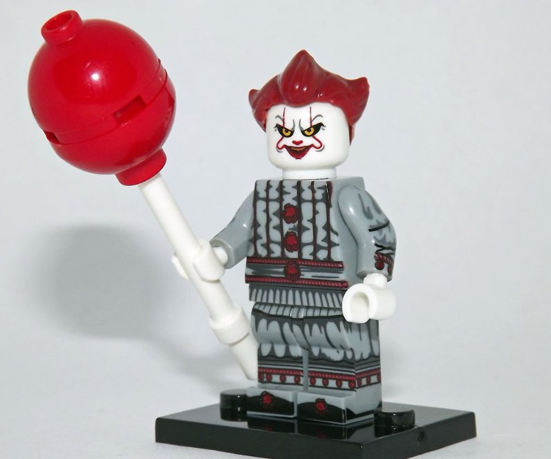 It Clown Pennywise Custom minifigure Stephen King horror movie building toy figure