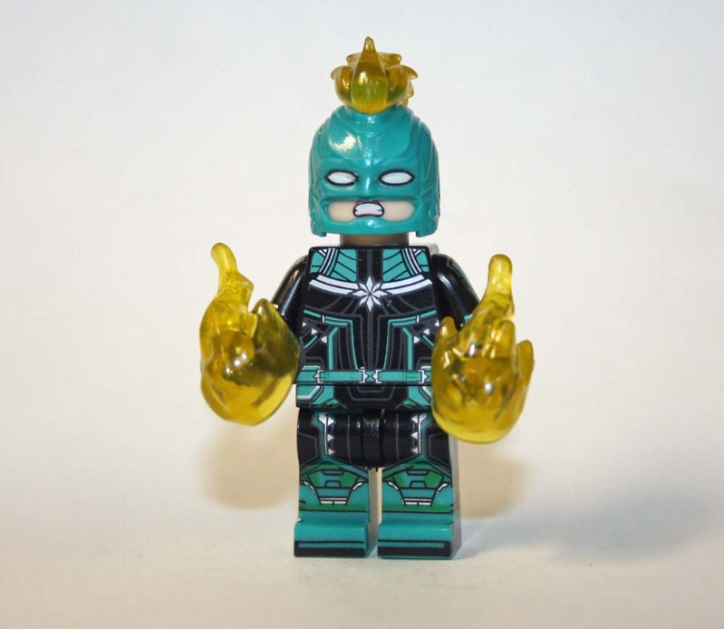 Captain Marvel Blue Avengers minifigure! movie building toy figure