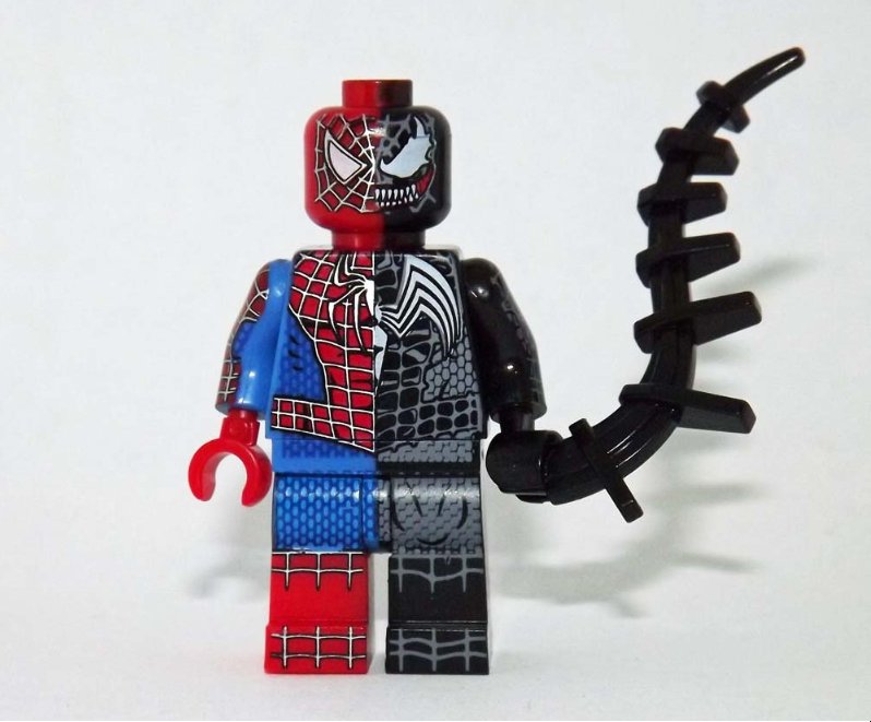 Spider-man Venom Hybrid Marvel Custom minifigure movie building toy figure