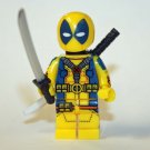 Deadpool Yellow and Blue X-Men Marvel minifigure Comic building toy figure