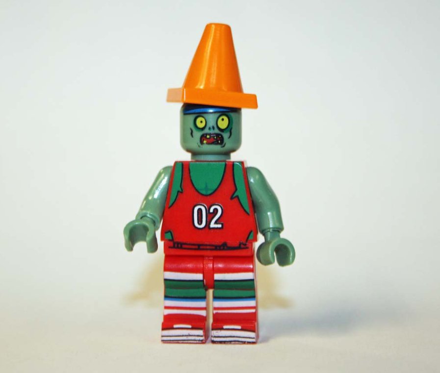 Zombie Cone Hat Custom minifigure horror movie building halloween toy figure