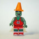 Zombie Cone Hat Custom minifigure horror movie building halloween toy figure