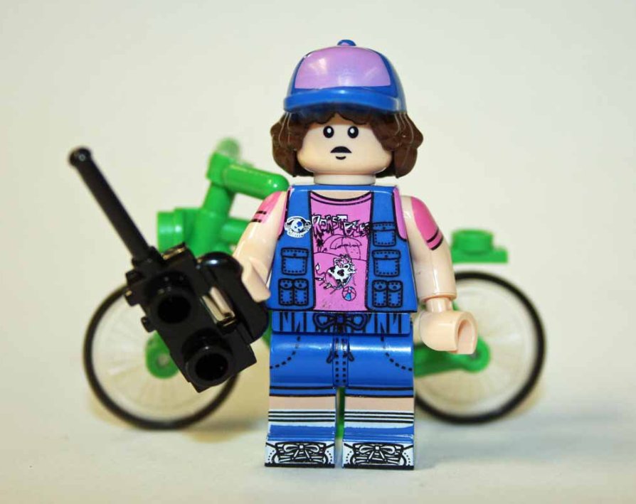 Dustin minifigure Stranger Things tv show horror movie building toy figure