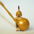 Greek Spartan 300 soldier Custom minifigure Comic movie building gold army toy figure