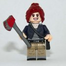 Zombie vampire Hunter girlCustom minifigure horror movie building halloween toy figure