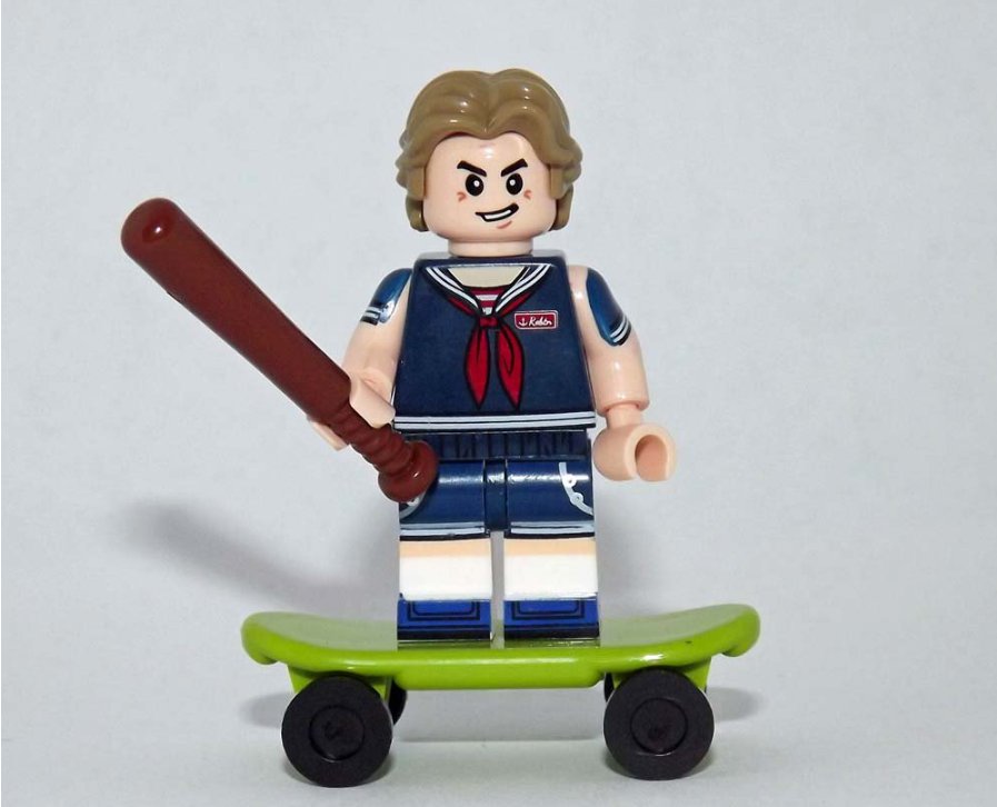 Steve Harrington minifigure Stranger Things tv show horror movie building toy figure