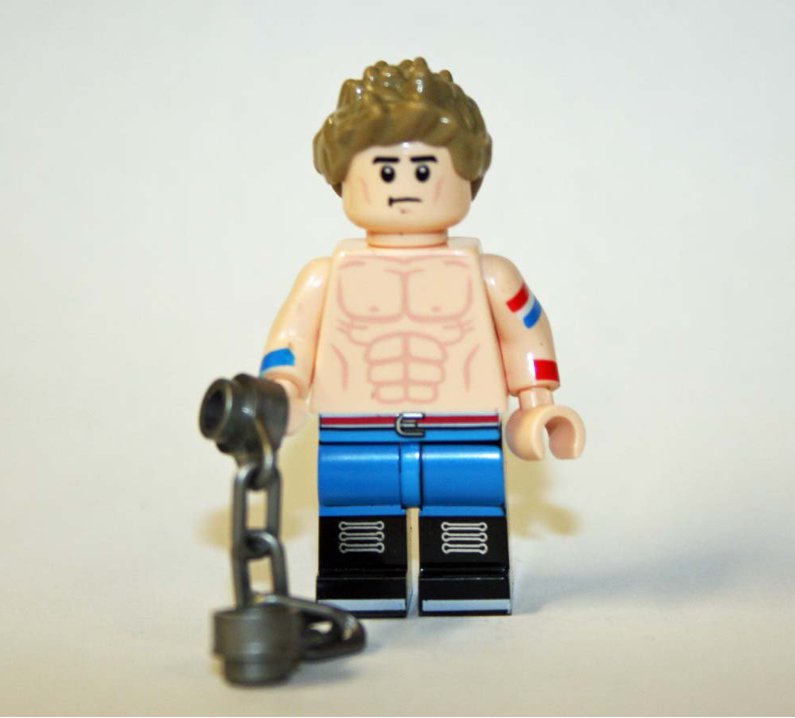 John Cena WWE wrestler minifigure building toy figure WWF wrestling