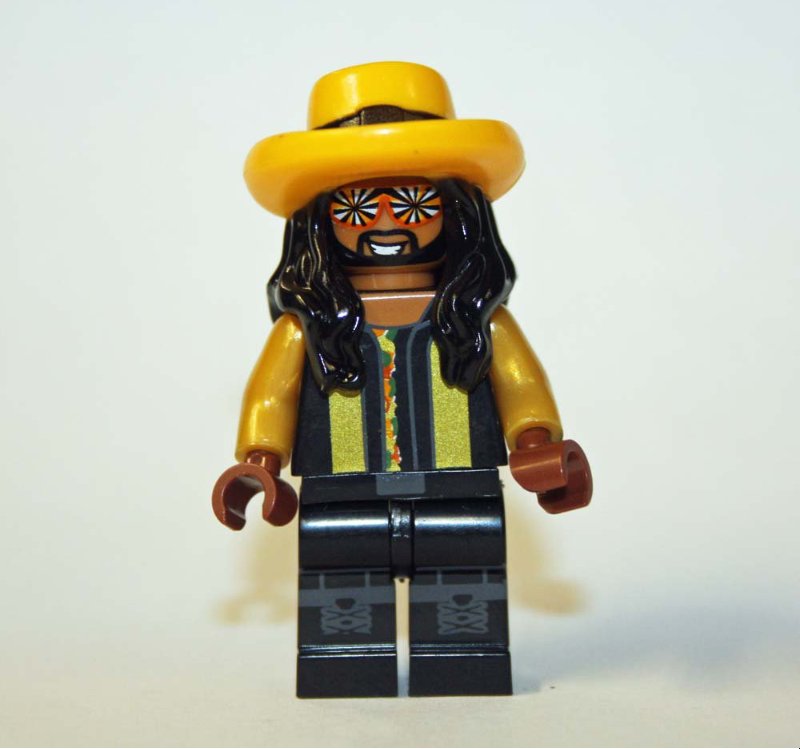 Randy Savage Macho Man WWE wrestler minifigure building toy figure WWF wrestling