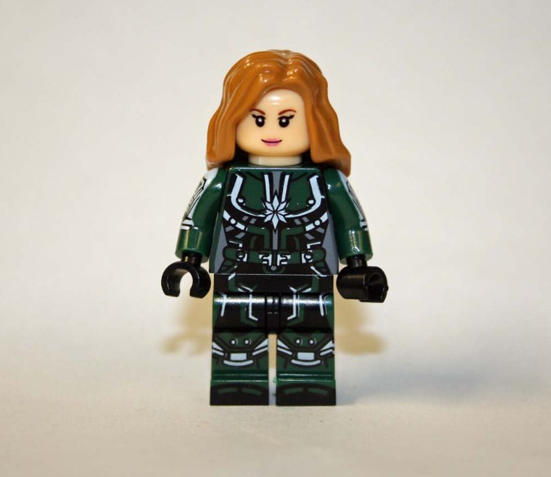 Captain Marvel green suit Marvel Avengers minifigure! movie building toy figure