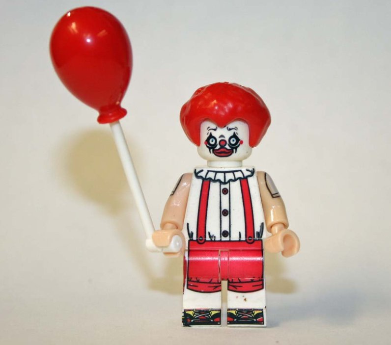 Clown Custom minifigure horror movie building halloween toy figure
