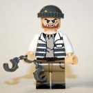 Convict with Scar Custom minifigure movie building toy figure