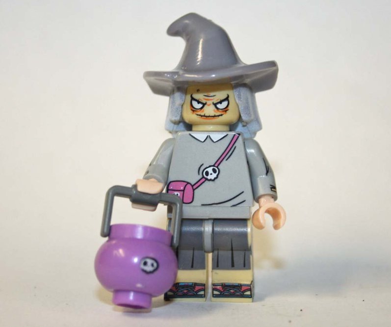 Old Witch Hag Custom minifigure horror movie building halloween toy figure