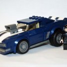 Camaro Blue 60s Muscle Car with Minifigure set movie building toy figure