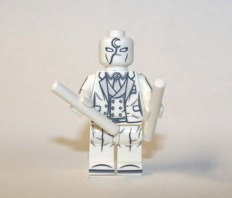 Knight Moon Knight TV Marvel Custom minifigure Comic version building toy figur!