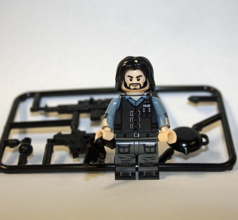 Detective Wick Free Fire Video Game Custom minifigure movie building toy figure