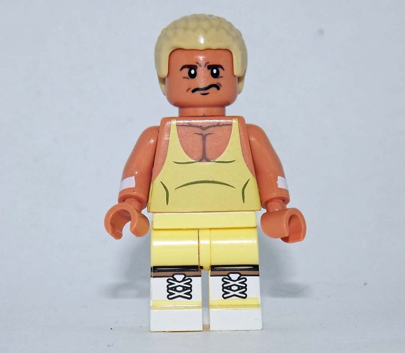 Perfect Curt Hennig WWE WWF wrestler minifigure building toy figure! wrestling