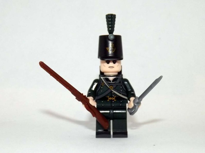 Infantry 95th Rifles Rifleman Waterloo minifigure Highland movie building Army toy figure