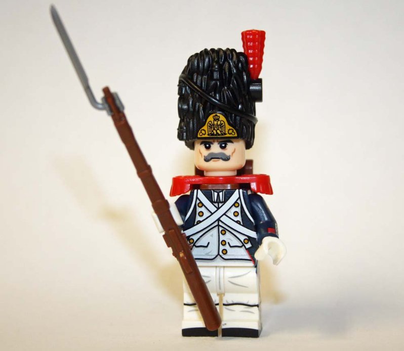 Old Guard Napoleonic Infantry Waterloo minifigure movie building Army toy figure