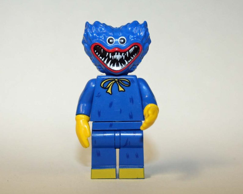 blue video Game Custom minifigure movie building toy figure