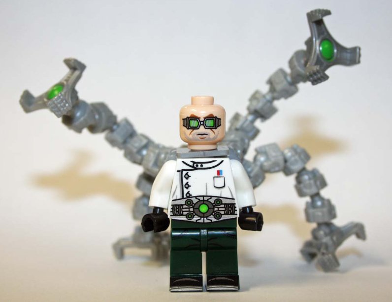 Octopus lab coat Spider-man comic Marvel Custom minifigure movie building toy figure!!