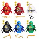 Ninjago Dragons Rising Character Minifigures Lego Compatible Comic Set