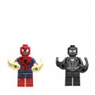 Black SpiderMan Zombie Spiderman Minifigures Lego Compatible The Aveng