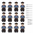 12pcs Qing Dynasty Imperial Guard Minifigures Lego Compatible Military