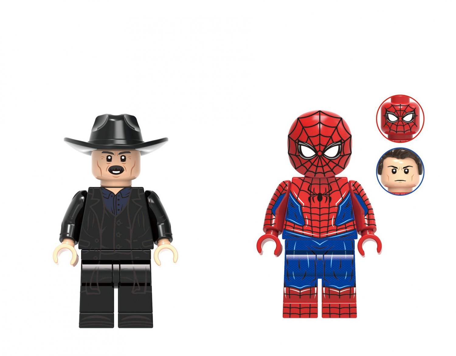 J.Jonah Jameson VS Spider-Man Minifigures Lego Compatible Superhero Se