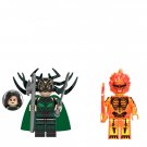 Surtur VS Hela Minifigures Lego Compatible The Avengers Movie Set