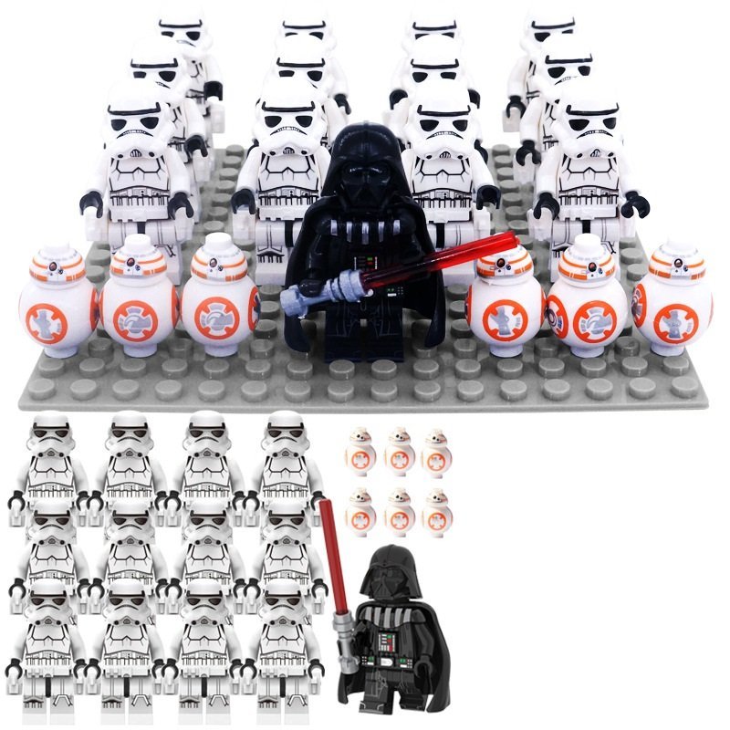 16pcs BB-8 Imperial Stormtrooper Minifigures Lego Compatible Star Wars