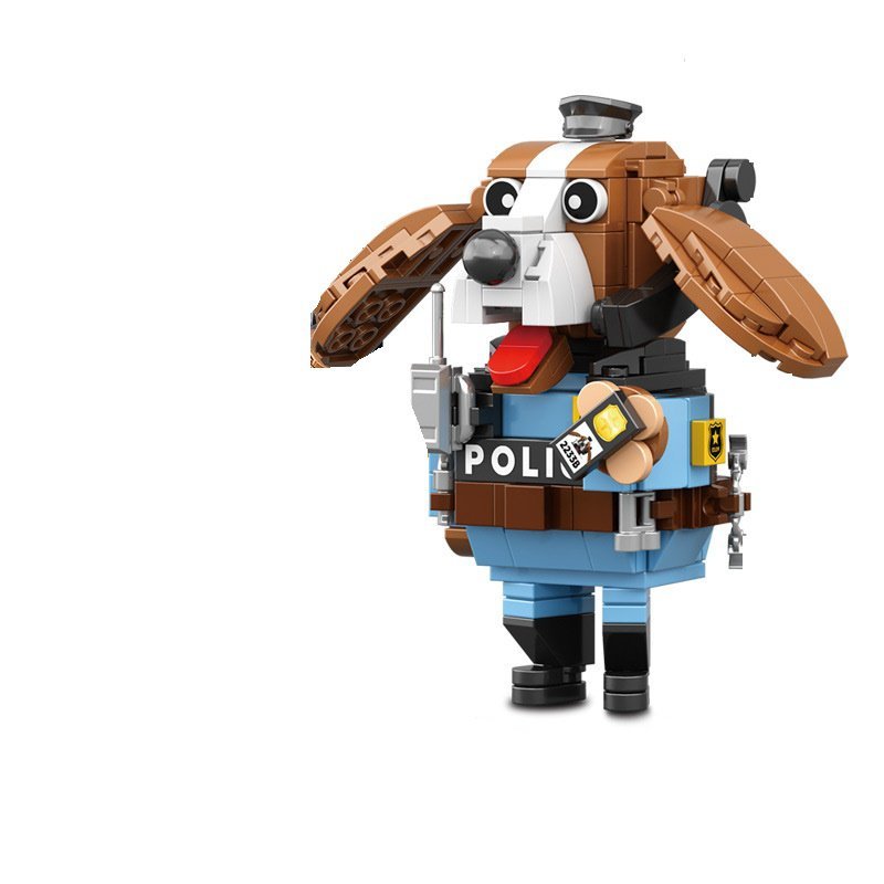 Captain Dog Minifigures Lego Compatible Anime Minifigure